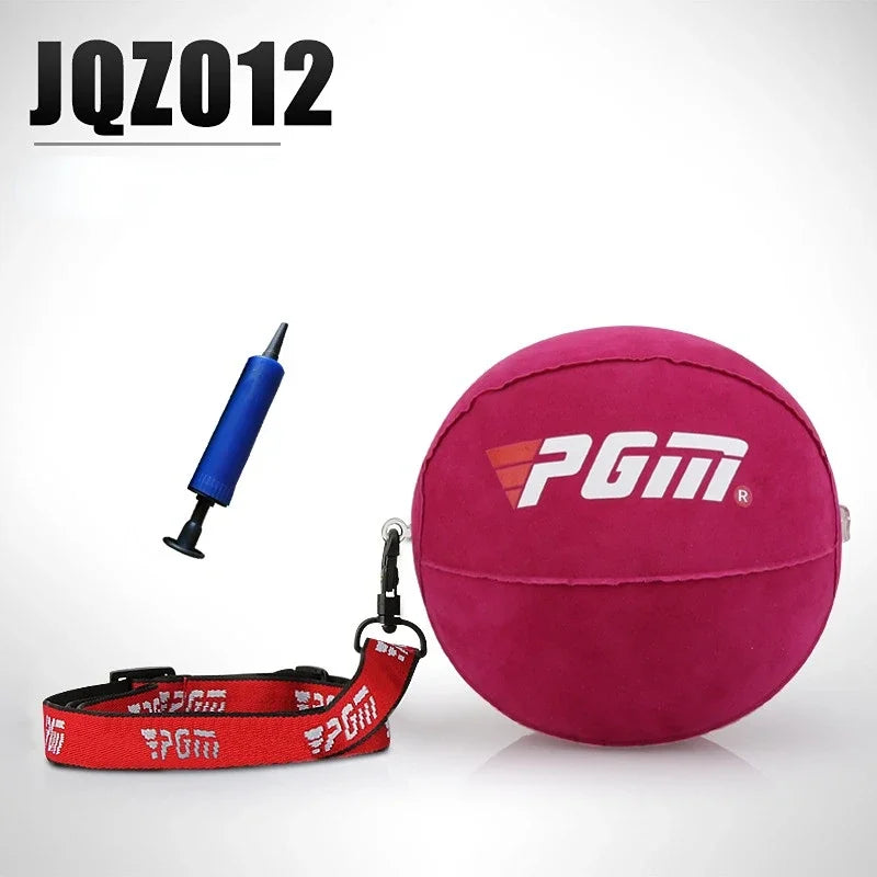 PGM Inflatable Golf Smart Ball Trainer Portable Swing Arm Corrector Posture Auxiliary Correction Training Aids Golf Accessories
