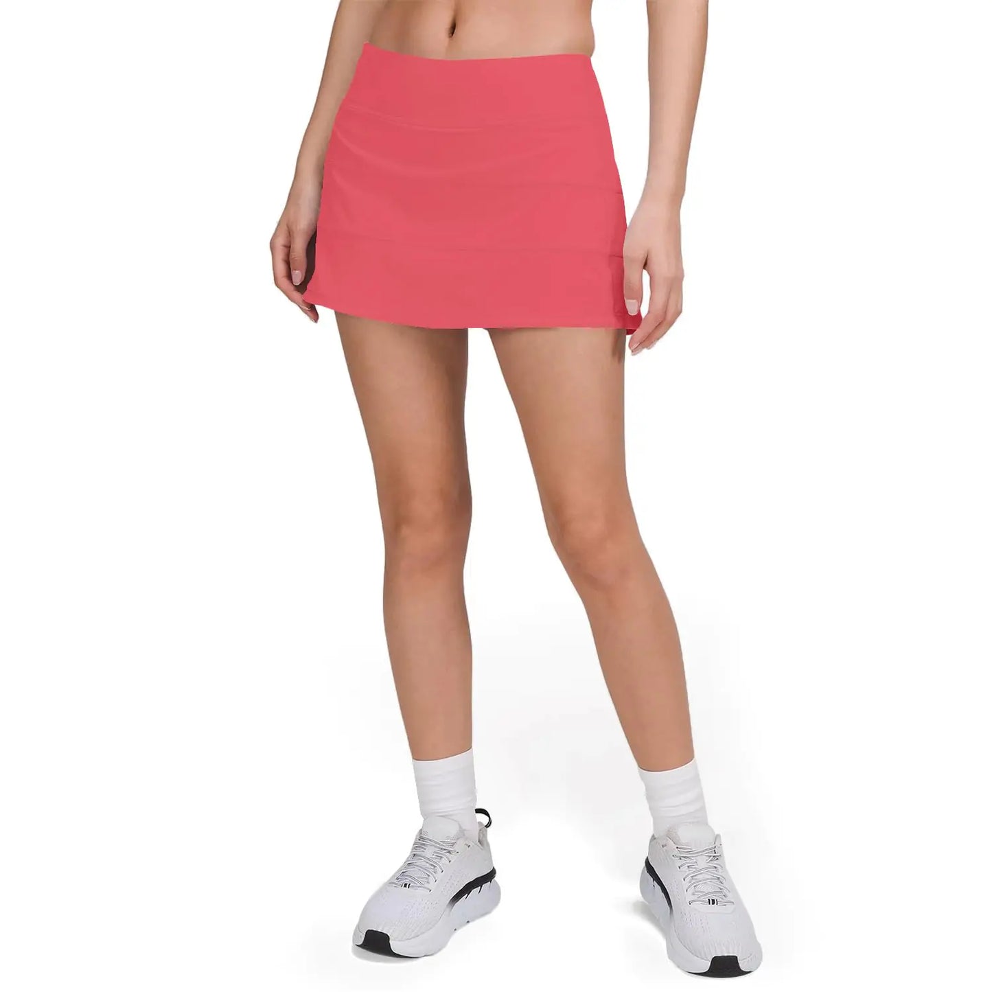 MCEDAR Athletic Tennis Golf Skorts Skirts for Women with Pocket Workout Running Sports Pleated Skirts Casual Pale Raspberry XX-Small