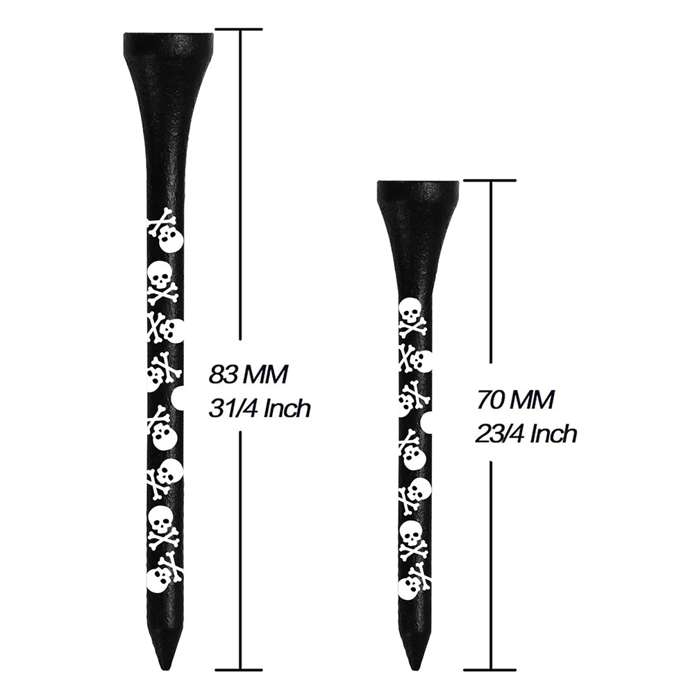 10pcs Golf Ball Tee Support Portable Wooden Golf Ball Long Tees Stable Base Lightweight High Strength Outdoor Sports Accessories