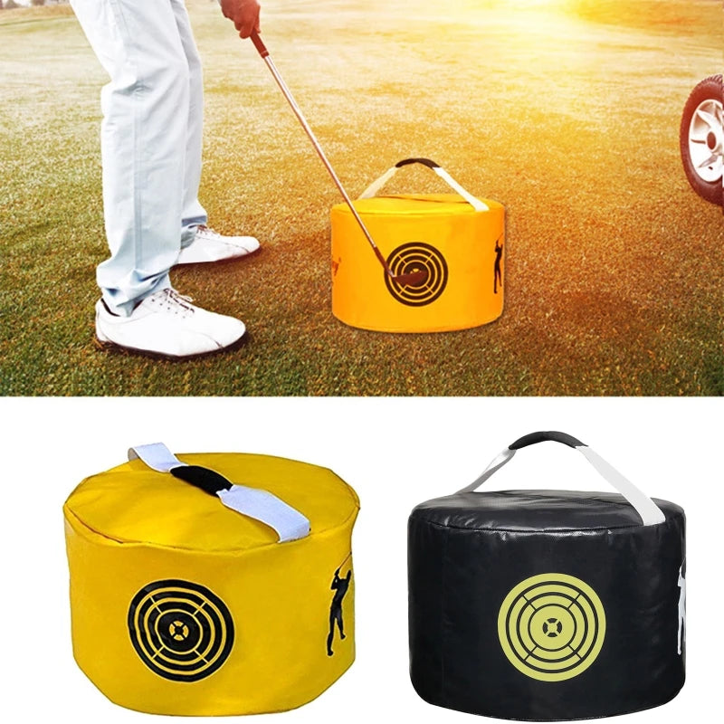 Impact Bag Golf Swing Trainer Golf Impact Power Smash Bag Waterproof Hitting Bag Swing Training Beginner Practice Aids
