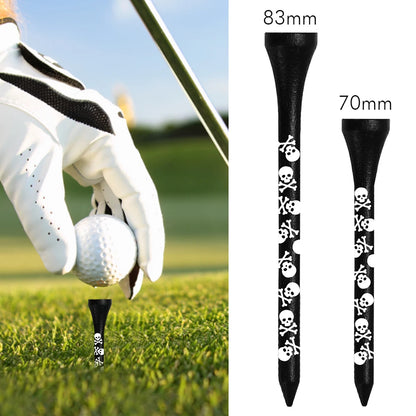 10pcs Golf Ball Tee Support Portable Wooden Golf Ball Long Tees Stable Base Lightweight High Strength Outdoor Sports Accessories
